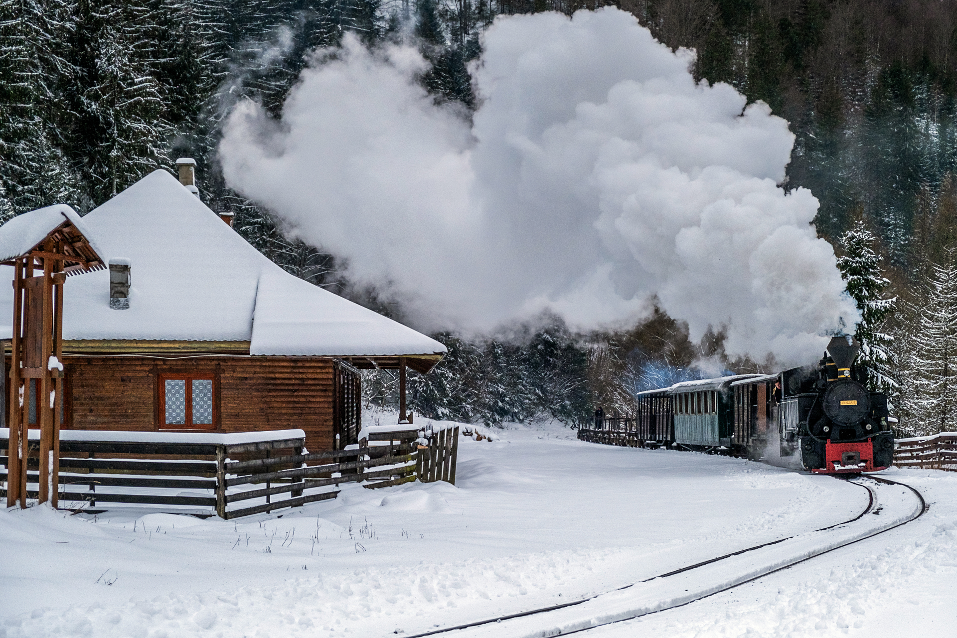 N.22)QUINTA CLASS-
CENTRO SPERIMENTALE MAURO CASI
La surrealt anima lo stupore che questa foto ci sa comunicare. La neve asciuga i dettagli della piana e contribuisce a generare lallegoria formata dalla baita nel bosco, simbolo pacifico di un ambiente a